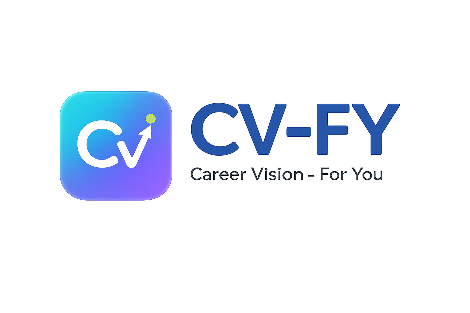 CVâ€‘FY branded header with the tagline Career Vision â€“ For You
